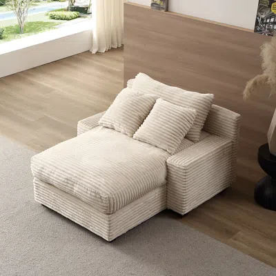 STREAMDALE FURNITURE STREAMDALE COZY CORDUROY DAYBED WITH REMOVABLE BACK CUSHIONS AND PLUSH POLYESTER SEATING