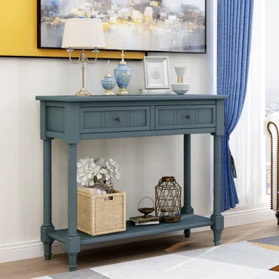 STREAMDALE FURNITURE STREAMDALE DAISY SERIES CONSOLE TABLE TRADITIONAL DESIGN WITH TWO DRAWERS