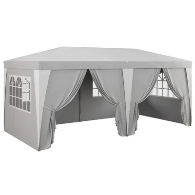 STREAMDALE FURNITURE STREAMDALE EZ POP-UP CANOPY TENT SPACIOUS 16X16' WITH ADJUSTABLE HEIGHT AND INCLUDED CARRY BAG