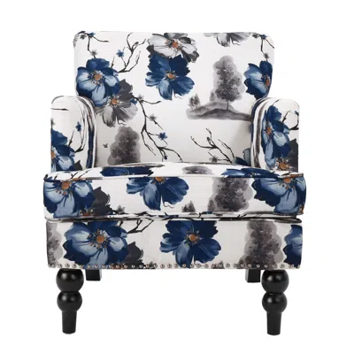 STREAMDALE FURNITURE STREAMDALE FLORAL FABRIC CLUB ARMCHAIR COMFORT & STYLE IN ONE