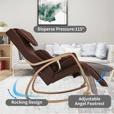 STREAMDALE FURNITURE STREAMDALE FULL MASSAGE FUNCTION-AIR PRESSURE-COMFORTABLE RELAX ROCKING CHAIR