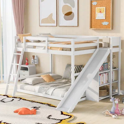 STREAMDALE FURNITURE STREAMDALE FULL OVER FULL BUNK BED WITH LADDER