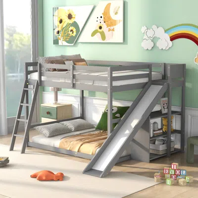 STREAMDALE FURNITURE STREAMDALE FULL OVER FULL BUNK BED WITH LADDER