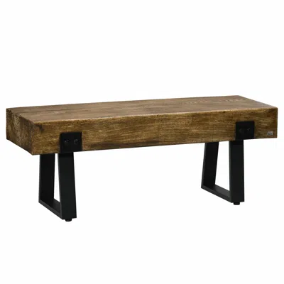 STREAMDALE FURNITURE STREAMDALE INDUSTRIAL RUSTIC CONCRETE BENCH VERSATILE STYLE