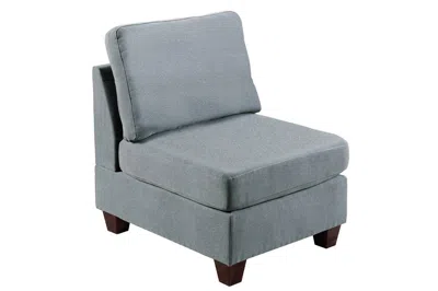 STREAMDALE FURNITURE STREAMDALE LIVING ROOM FURNITURE ARMLESS CHAIR LINEN LIKE FABRIC 1 PIECE