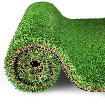 STREAMDALE FURNITURE STREAMDALE OUTDOOR ARTIFICIAL GRASS RUNNER: THICK REALISTIC FAUX LAWN ROLL DECOR