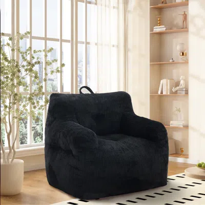 STREAMDALE FURNITURE STREAMDALE OVERSIZED MEMORY FOAM BEAN BAG WITH ARMREST