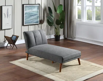 STREAMDALE FURNITURE STREAMDALE POLYFIBER ADJUSTABLE CHAISE BED LIVING ROOM SOLID WOOD LEGS PLUSH