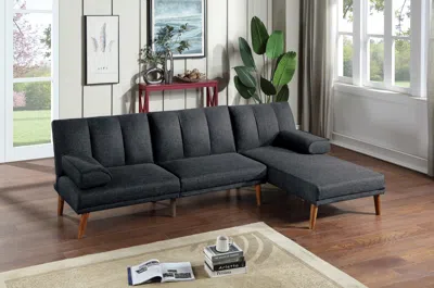 STREAMDALE FURNITURE STREAMDALE POLYFIBER SECTIONAL SOFA SET LIVING ROOM FURNITURE SOLID WOOD LEGS