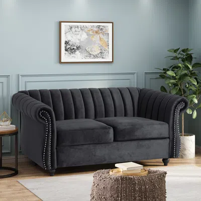 STREAMDALE FURNITURE STREAMDALE SOPHISTICATED LOVESEAT WITH CHANNEL STITCHING