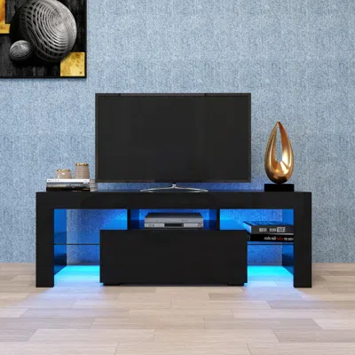 STREAMDALE FURNITURE STREAMDALE TV STAND WITH LED RGB LIGHTS