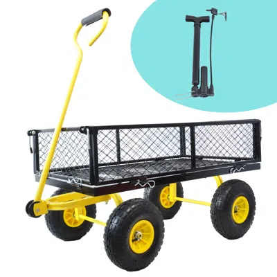 STREAMDALE FURNITURE STREAMDALE WAGON CART GARDEN CART TRUCKS MAKE IT EASIER TO TRANSPORT FIREWOOD