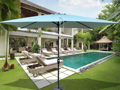 STREAMDALE FURNITURE STREAMDALE WATERPROOF PATIO UMBRELLA WITH TILT AND CRANK