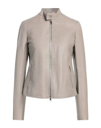 STREET LEATHERS STREET LEATHERS WOMAN JACKET GREY SIZE L LEATHER