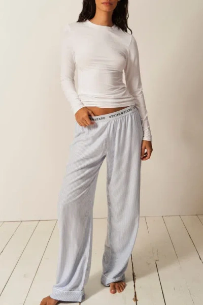STRIPE & STARE STRIPE & STARE ECOVERO PYJAMA BOTTOMS