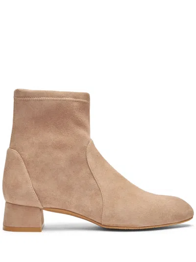 STUART WEITZMAN 35MM GRACE SOCK ANKLE BOOTS