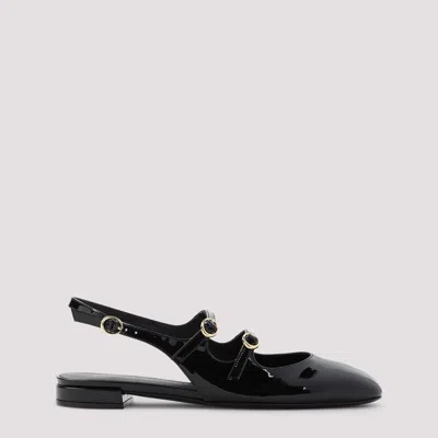 STUART WEITZMAN BALLERINAS BLACK