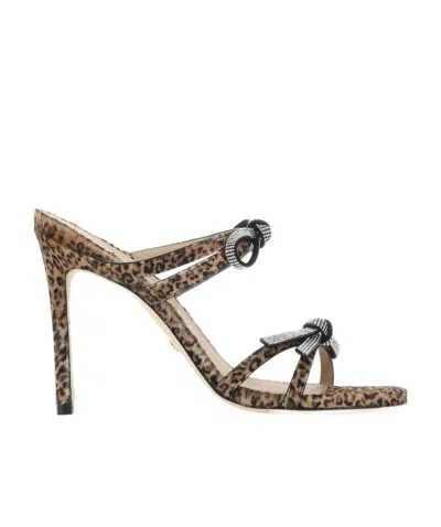 STUART WEITZMAN STUART WEITZMAN BOW DETAILED SLIP-ON MULES