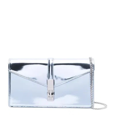 STUART WEITZMAN CLAMSHELL CLUTCH