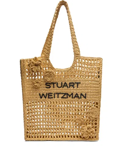 STUART WEITZMAN LOGO-PRINT TOTE BAG