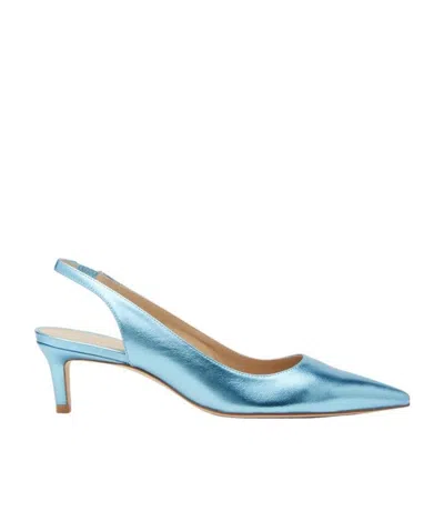 STUART WEITZMAN METALLIC-EFFECT POINTED PUMS