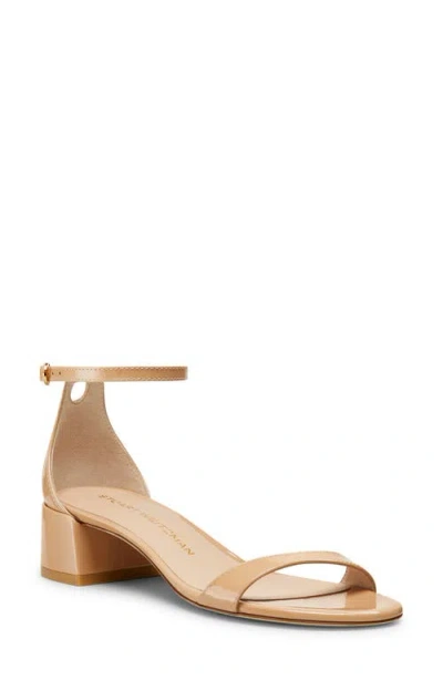 STUART WEITZMAN STUART WEITZMAN NUDIST BLOCK 35 ANKLE STRAP SANDAL