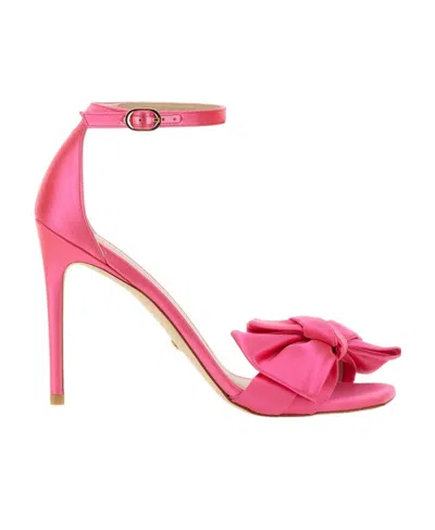 STUART WEITZMAN STUART WEITZMAN NUDISTCURVER LOVEKNOT SANDALS