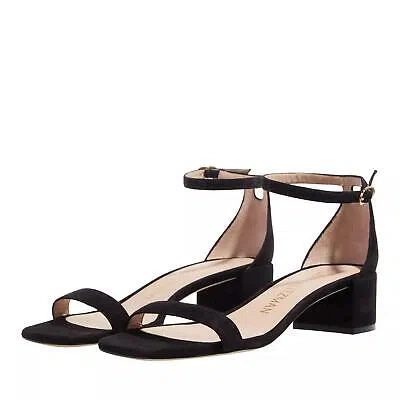 STUART WEITZMAN STUART WEITZMAN NUDISTIA 75 SANDAL BLACK BLACK NEU & OVP 1358138