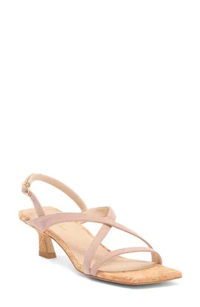 STUART WEITZMAN STUART WEITZMAN OASIS 50 KITTEN HEEL SLINGBACK SANDAL