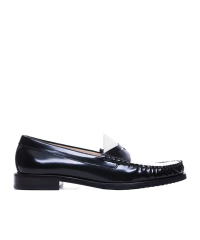 STUART WEITZMAN ROUND HEAD LOAFER SHOES
