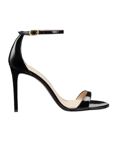 STUART WEITZMAN ROUND-HEADED HIGH-HEELED SANDALS
