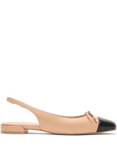 STUART WEITZMAN SLEEK BOW BALLET FLATS