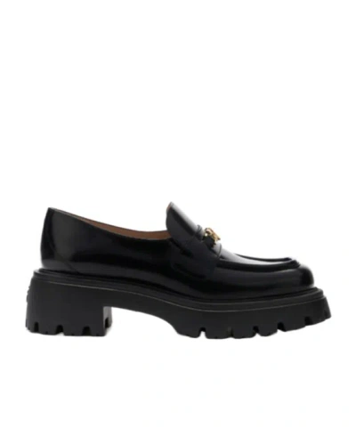 STUART WEITZMAN SQUARE HEAD LOAFER SHOES