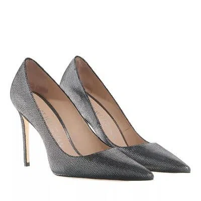 STUART WEITZMAN STUART WEITZMAN STUART 100 PUMP STEEL DARK GRAY NEU & OVP 1354466