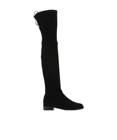 STUART WEITZMAN SUEDE KNEE-LENGTH BOOTS