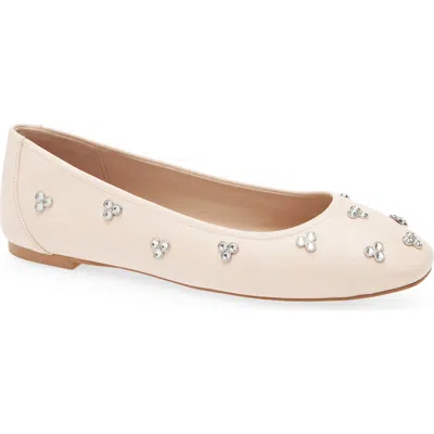 STUART WEITZMAN STUART WEITZMAN TAMMY CRYSTAL EMBELLISHED BALLET FLAT