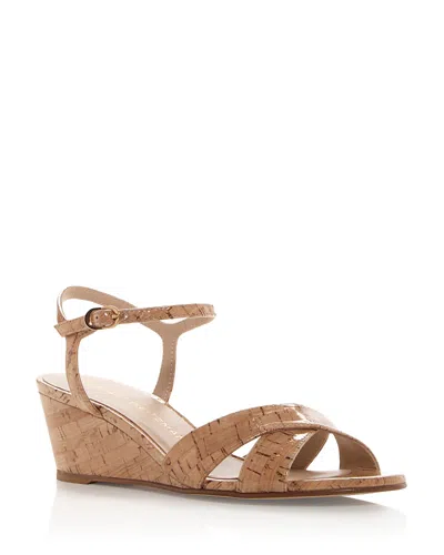 STUART WEITZMAN WOMEN'S DAYNA DEMI WEDGE SANDALS