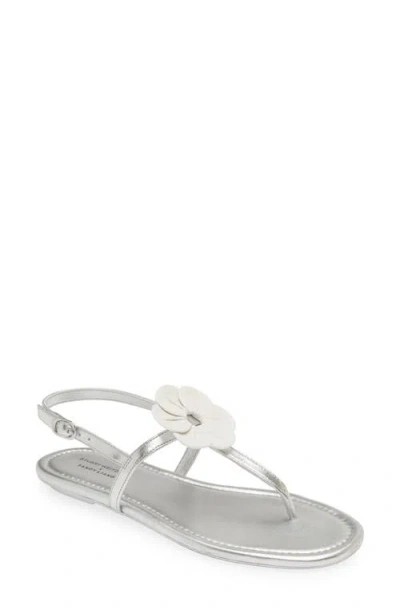 STUART WEITZMAN STUART WEITZMAN X SANDY LIANG T-STRAP SLINGBACK SANDAL