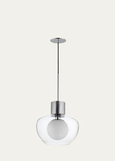 STUDIO M MAT SANDERS DESIGN FROM STUDIO M INCOGNITO 14" PENDANT - MIRROR SMOKE/GUNMETAL