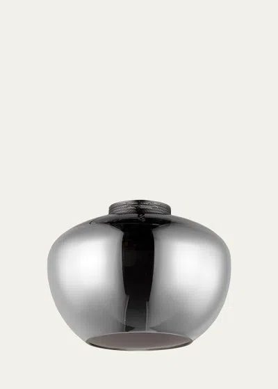 STUDIO M MAT SANDERS DESIGN FROM STUDIO M INCOGNITO 14" SURFACE MOUNT - SMOKE/GUNMETAL