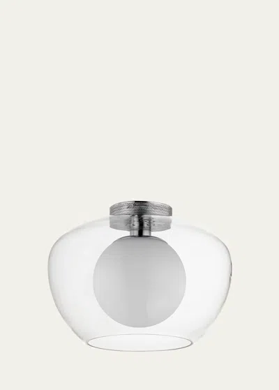 STUDIO M MAT SANDERS DESIGN FROM STUDIO M INCOGNITO 14" SURFACE MOUNT - SMOKE/GUNMETAL