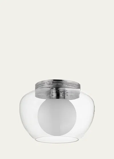 STUDIO M MAT SANDERS DESIGN FROM STUDIO M INCOGNITO 8" SURFACE MOUNT - CLEAR/CHROME