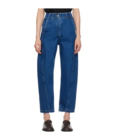 STUDIO NICHOLSON STUDIO NICHOLSON AKERMAN MID-RISE TAPERED LEG JEANS