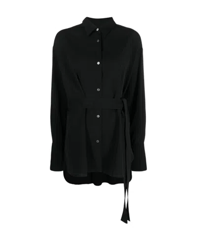 STUDIO NICHOLSON CONDELL TIED-WAIST SHIRT