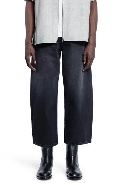 STUDIO NICHOLSON MAN BLACK JEANS