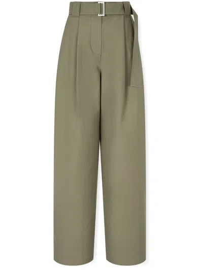 STUDIO TOMBOY BELTED TUCK TROUSERS