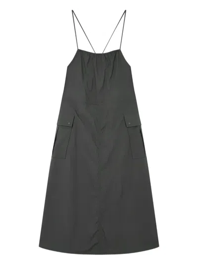 STUDIO TOMBOY CROSS-BACK POCKET DRESS