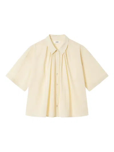 STUDIO TOMBOY PLEATED SHORT-SLEEVE SHIRT