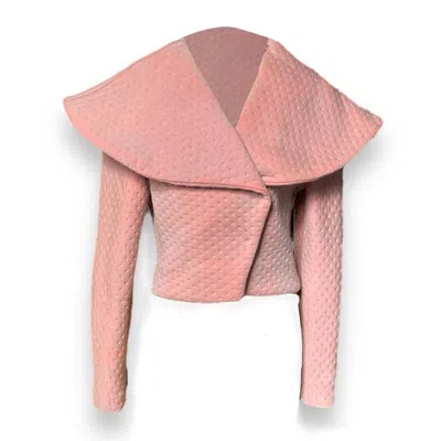 STUDIO WUNDERBAR PINK 60'S COLLAR JACKET