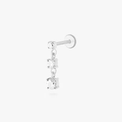STUDS CZ DRIP FLATBACK STUD